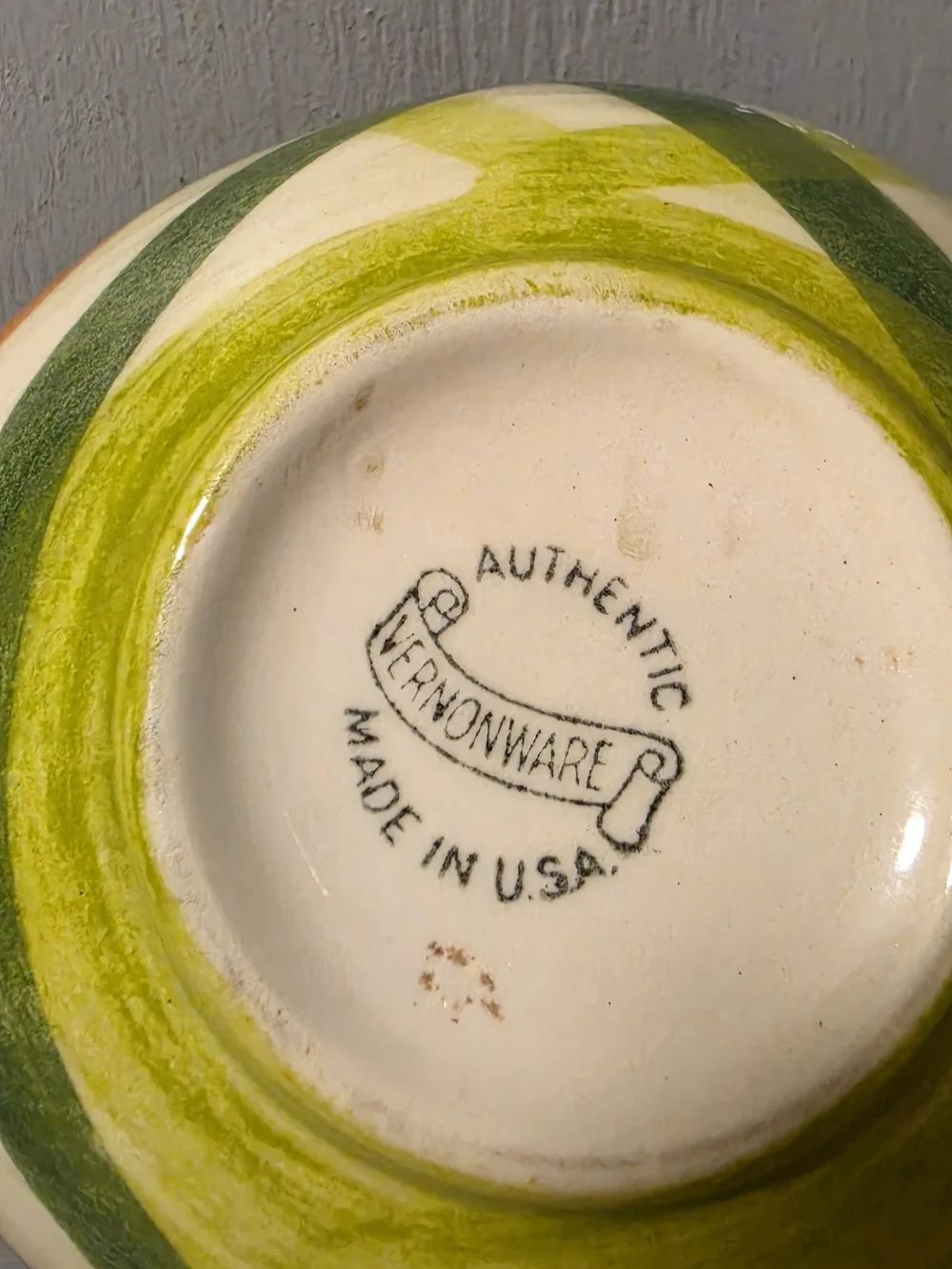 Vintage Vernonware Gravy Dish